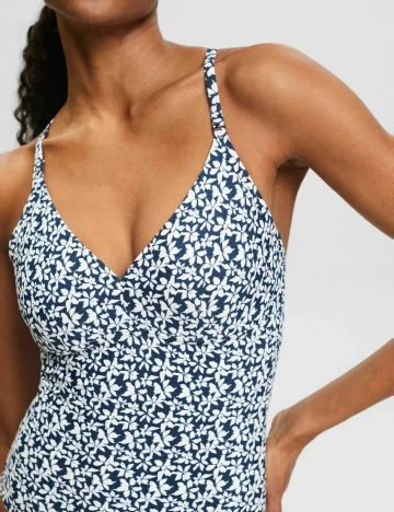 Costum de baie Esprit, bleumarin Albastru