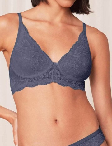 
						Sutien Triumph, albastru