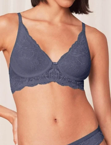 Sutien Triumph, albastru Albastru