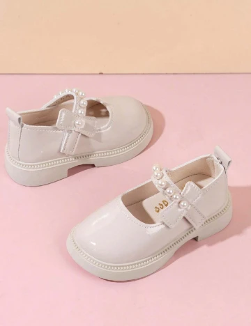 Pantofi Shein Kids, crem Crem