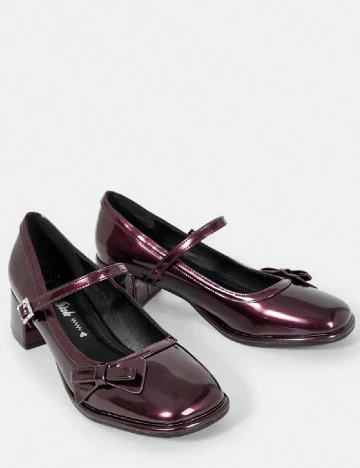 Pantofi SHEIN, pruna Mov