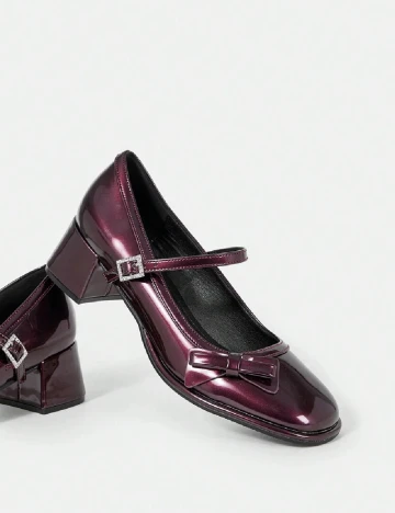 Pantofi SHEIN, pruna Mov