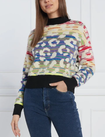Pulover Desigual, mix culori