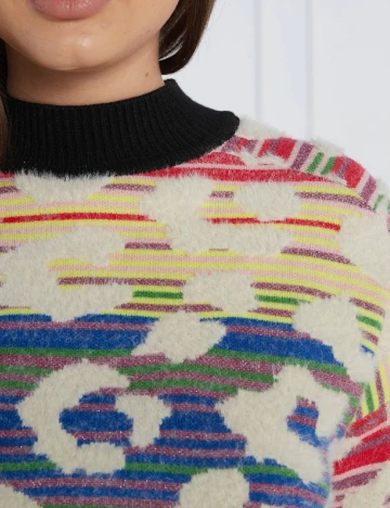 Pulover Desigual, mix culori