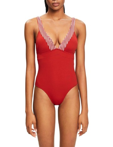 
						Costum de baie Esprit, rosu