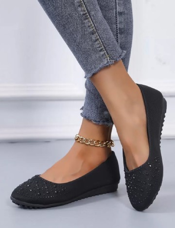 
						Balerini SHEIN, negru