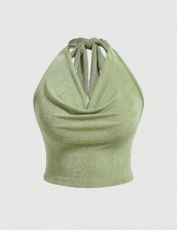 Top SHEIN CURVE, verde
