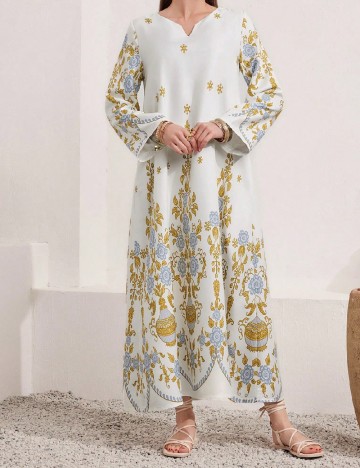 
						Rochie lunga SHEIN, alb