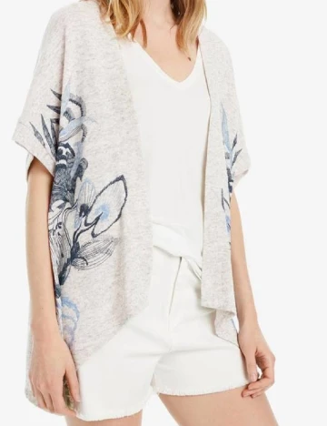Bluza Desigual, gri Mix culori