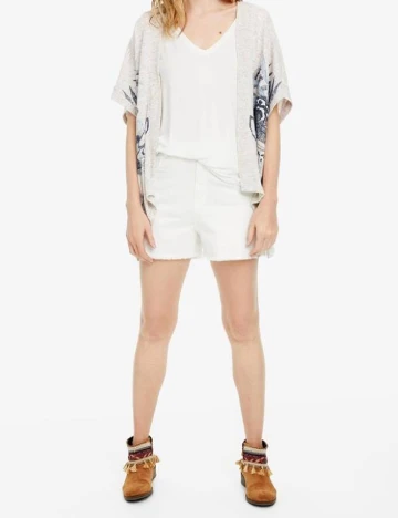 Bluza Desigual, gri Mix culori