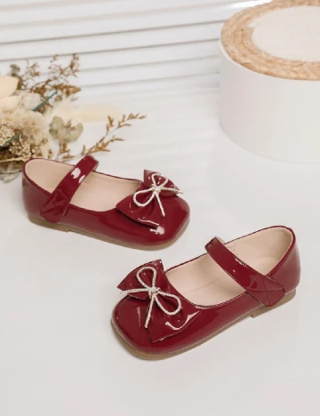 Pantofi Shein Kids, visiniu Rosu