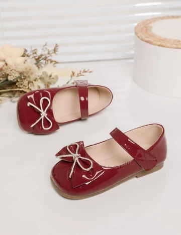 Pantofi Shein Kids, visiniu Rosu