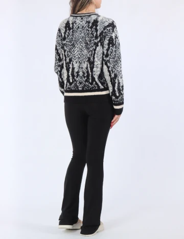 Pulover Guess, negru/alb