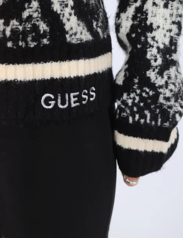 Pulover Guess, negru/alb