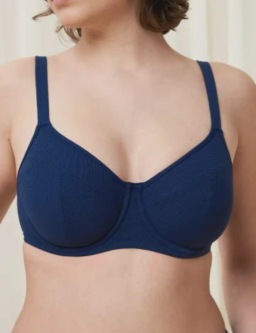 Sutien de baie Triumph, bleumarin