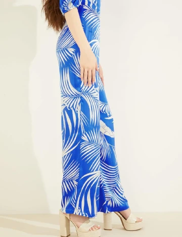 Pantaloni Guess, albastru Albastru