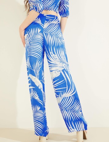 Pantaloni Guess, albastru