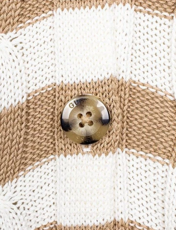 Cardigan Guess, alb/maro