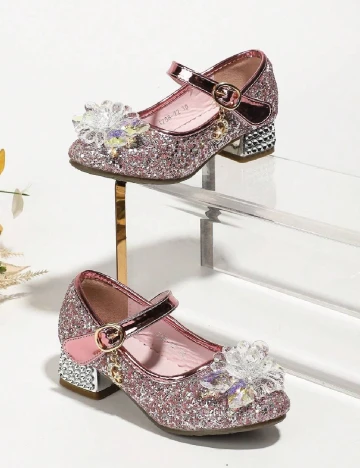 Pantofi Shein Kids, roz Roz