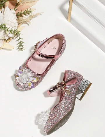 Pantofi Shein Kids, roz Roz