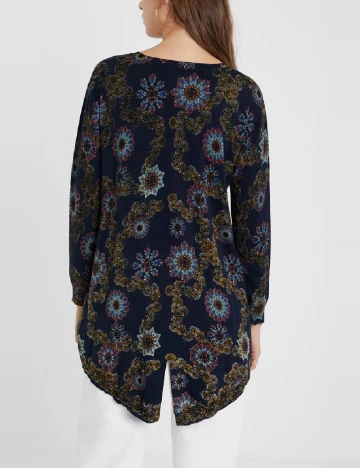 Bluza Desigual, albastru Albastru
