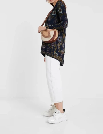 Bluza Desigual, albastru Albastru