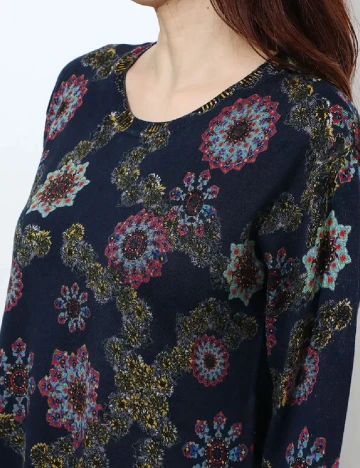 Bluza Desigual, albastru Albastru