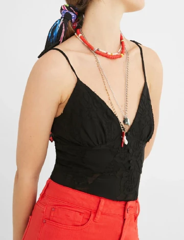 Body Desigual, negru Negru