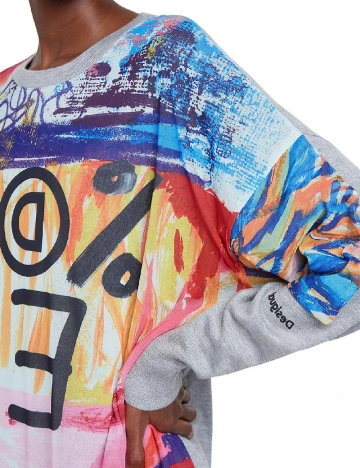 Bluza Desigual, mix culori Mix culori