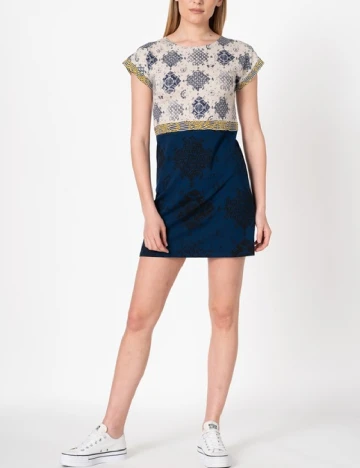 Rochie scurta Desigual, mix culori Mix culori