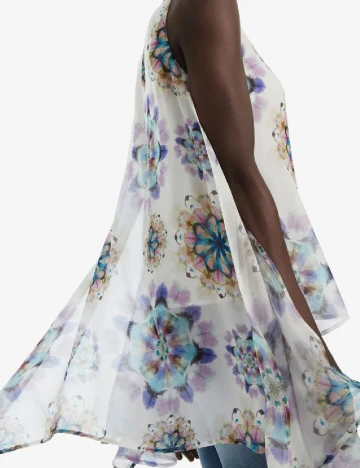 Bluza Desigual, alb Alb