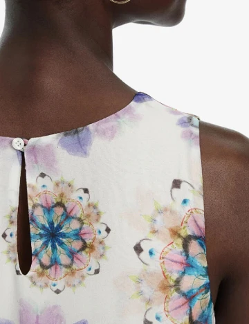Bluza Desigual, alb Alb