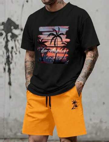 Compleu SHEIN Plus Size Men, mix culori