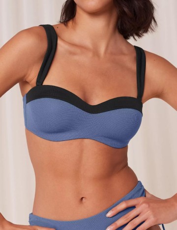 
						Sutien de baie Triumph, albastru