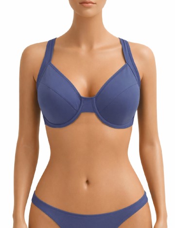 
						Sutien de baie Triumph, albastru