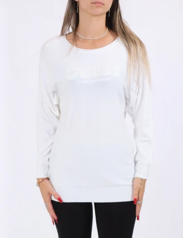 Bluza Guess, alb Alb