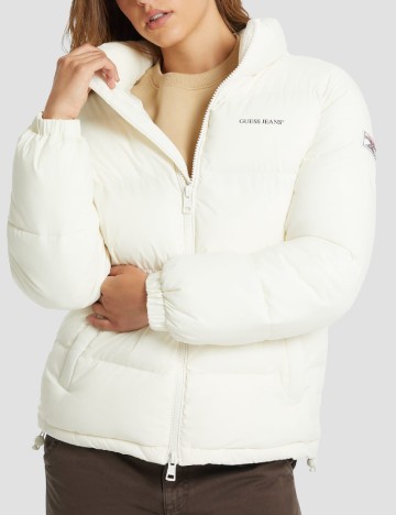 
						Geaca Guess, alb