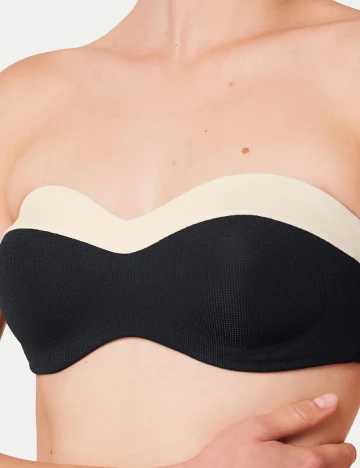 Sutien de baie Triumph, negru Negru