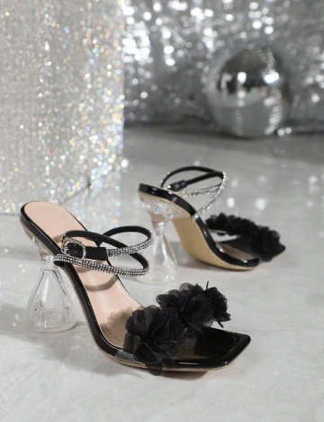 Sandale SHEIN, negru Negru