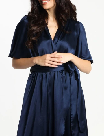 Rochie lunga Guess, albastru Albastru