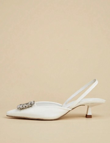 Pantofi SHEIN, alb