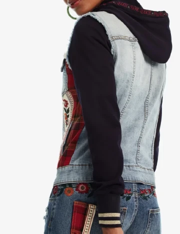 Jacheta Desigual, albastru Albastru