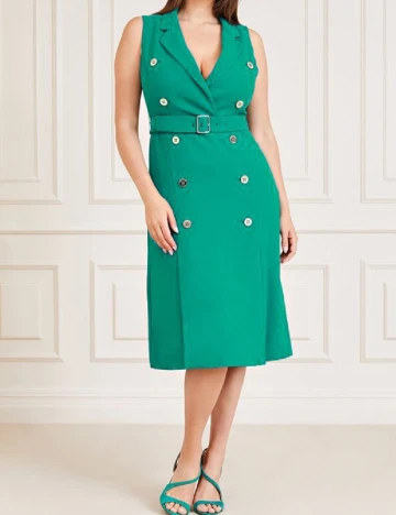Rochie medie Marciano Guess, verde Verde