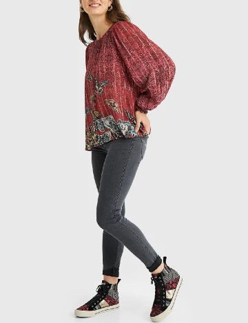 Bluza Desigual, rosu Rosu