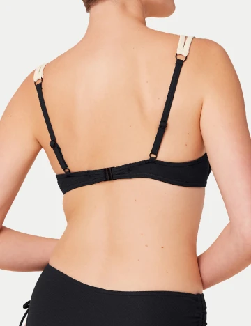 Sutien de baie Triumph, negru Negru