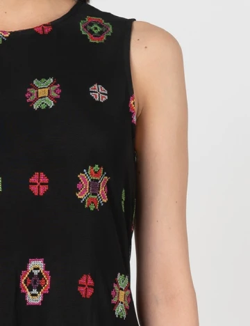 Rochie scurta Desigual, negru Negru