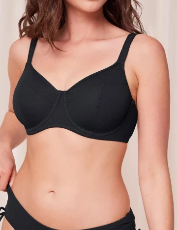 Sutien de baie Triumph, negru Negru