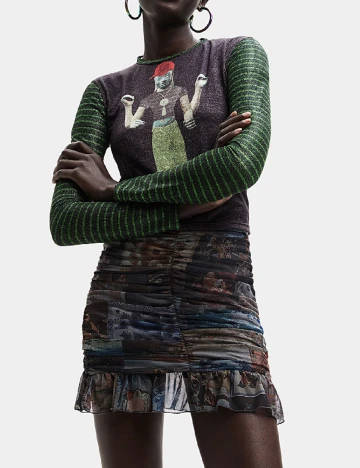 Bluza Desigual, mix culori Mix culori