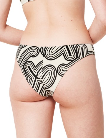 Chilot de  baie Triumph, ecru/negru