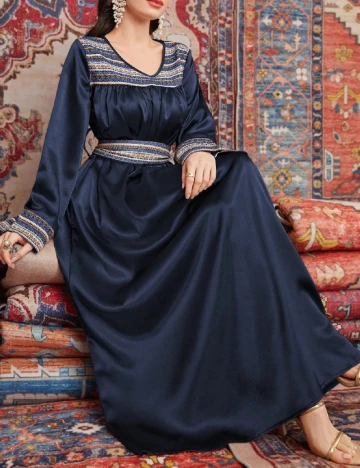 Rochie lunga SHEIN, bleumarin Albastru